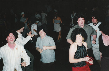 Ceilidh in a Georgian square.
