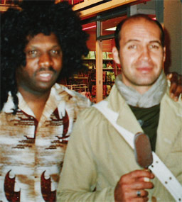 DJ with Billy Zane.