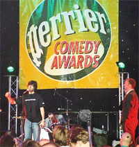Perrier Comedy awarsd ceremony, Edinburgh2003.